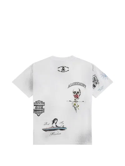 Alchemist Skull "white" T-shirt In White