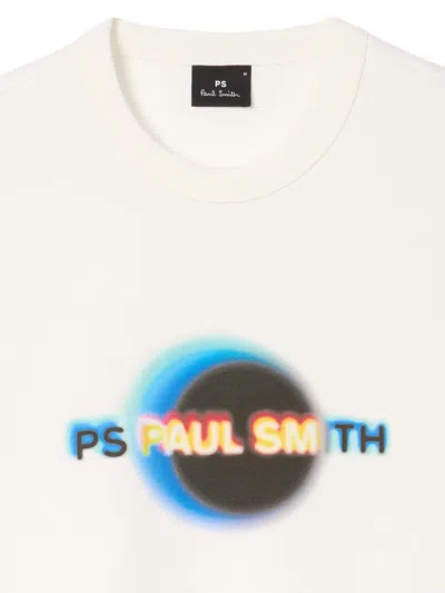 Ps By Paul Smith Ps Paul Smith Eclipse T-shirt In White