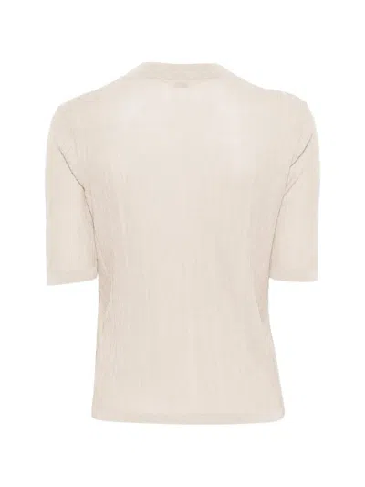 Joseph Button V-neck Cardigan In Neutral