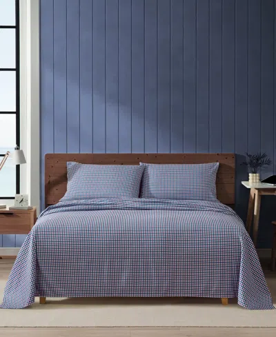Nautica Heritage Plaid Printed Microfiber 3-pc. Sheet Set, Twin In Multi