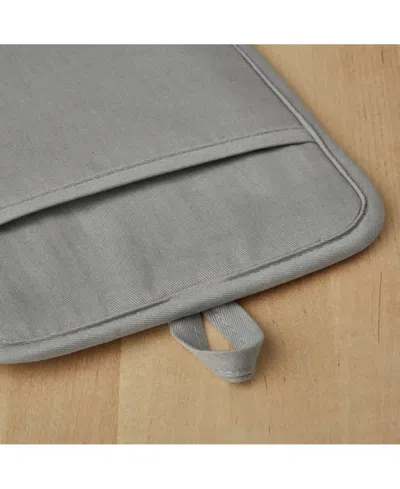Kitchenaid Ribbed Soft Silicone 2-pc. Pot Holder Set In Gray
