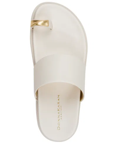 Donna Karan Hooper Toe Loop Sandal In Neutral
