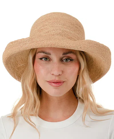 Marcus Adler Raffia Sun Hat In Neutral