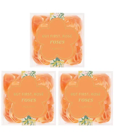 Sugarfina Spring But First Rose Candy Roses, 3-pc. In Orange | ModeSens