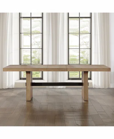 Macy's Macai 42" Wood Rectangular Dining Table In Brown