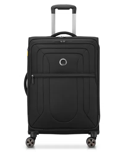 Delsey Paris Shadow Dlx Medium Check-in Spinner In Black