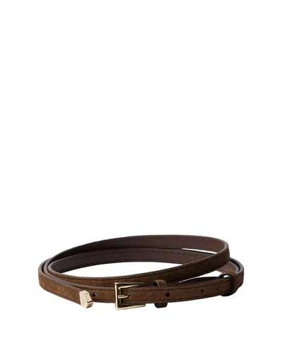 Prada Suede Belt In Brown