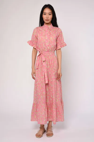 Love The Label Emma Midi Dress In Pink