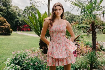 Love The Label Luna Mini Dress In Multi