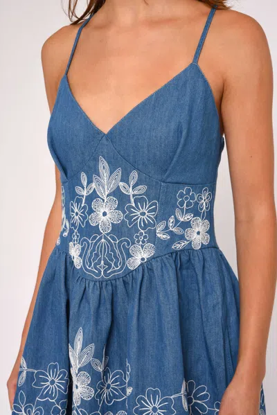 Love The Label Nicks Mini Dress In Blue