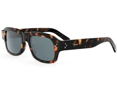 Celine 3 Dots 53mm Rectangular Sunglasses In Black