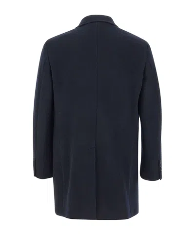 Manuel Ritz Notched Lapel Three-button Coat In Multi