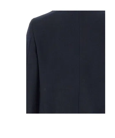 Manuel Ritz Notched Lapel Three-button Coat In Multi