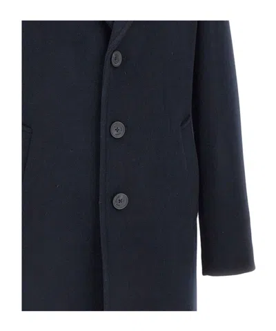 Manuel Ritz Notched Lapel Three-button Coat In Multi