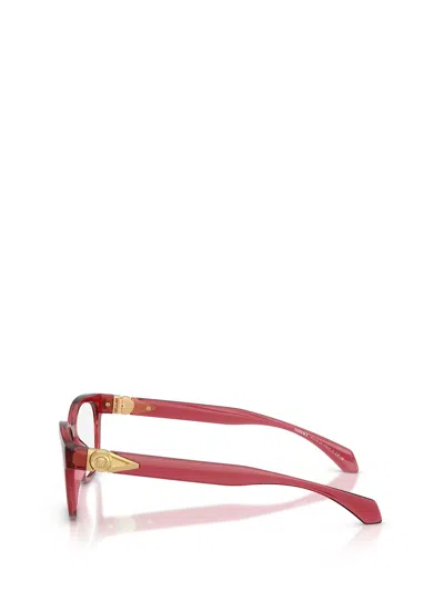 Versace Full Frame Plain Mirror In Red