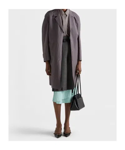 Prada Rock Aus Patchworkstoff Mit Rush-stich In Multi