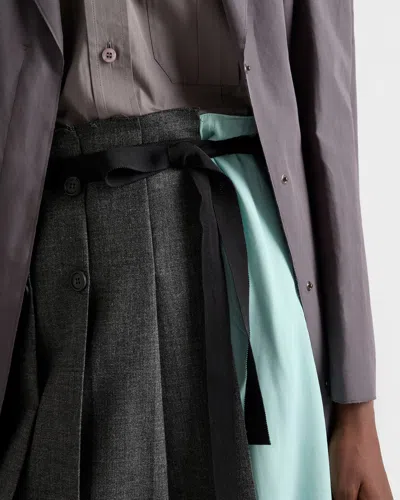 Prada Rock Aus Patchworkstoff Mit Rush-stich In Multi