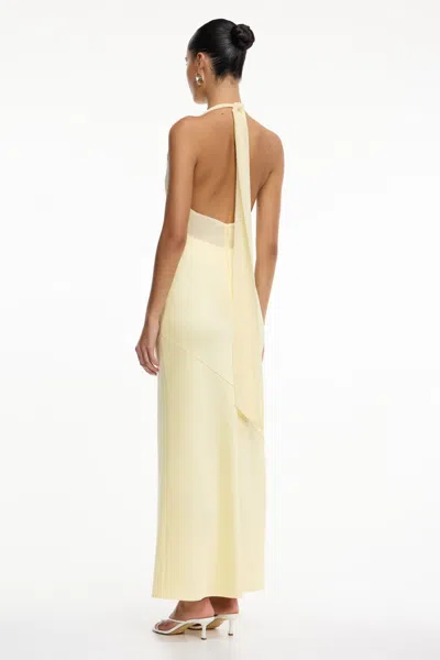 Significant Other Devlyn Halter Maxi Dress In White