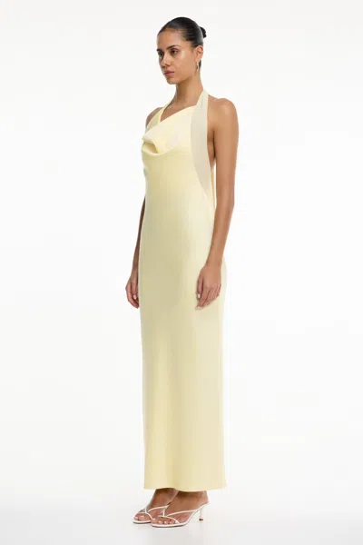 Significant Other Devlyn Halter Maxi Dress In White