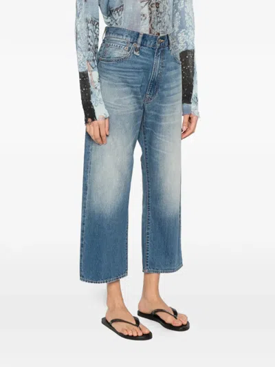 R13 X-bf Jeans In Blue