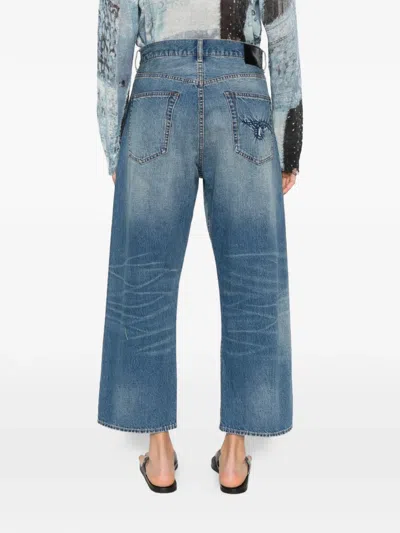 R13 X-bf Jeans In Blue