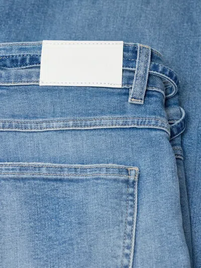 Closed Five-pocket Design Flared Jeans In Blue