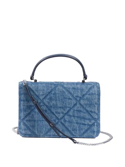 Tory Burch Mini Kira Wallet In Blue