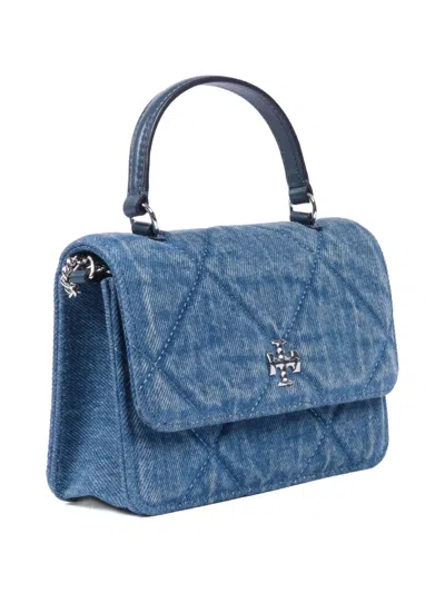 Tory Burch Mini Kira Wallet In Blue