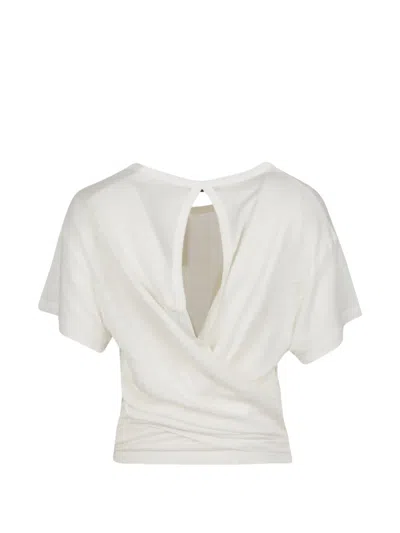 Iro Open-back T-shirt In White
