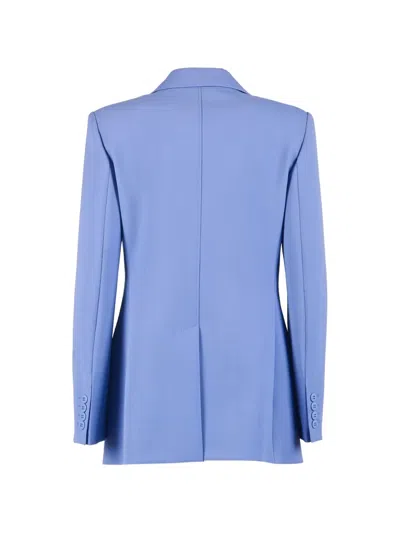 Max Mara Double-breasted Jacket In Blue