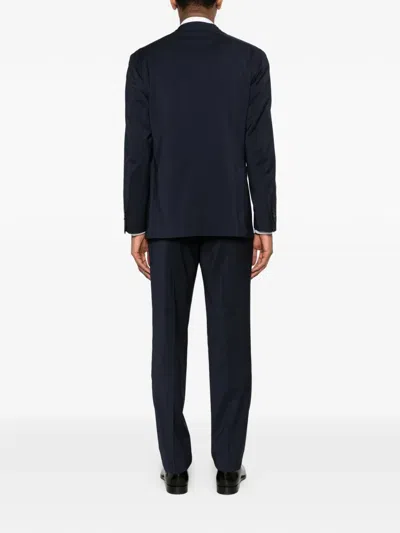 Boglioli Single-breasted Suit In Blue