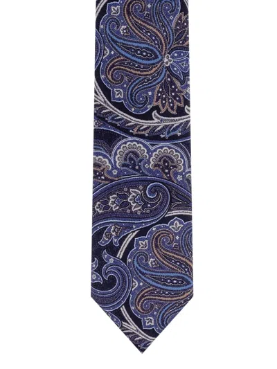 Gabriele Pasini Paisley-patterned Tie In Blue