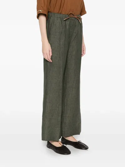 Herno Drawstring Trousers In Green