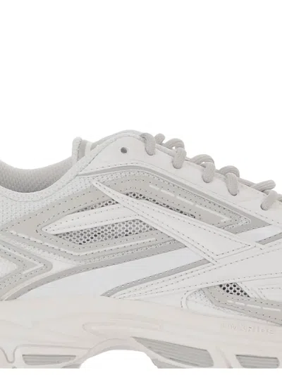 Reebok White Polyethylene Athletic Sneakers In Multi