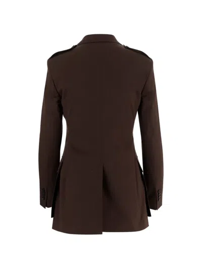 Tagliatore Single-breasted Jacket In Brown