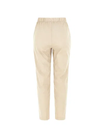 Iblues Button Trousers In White