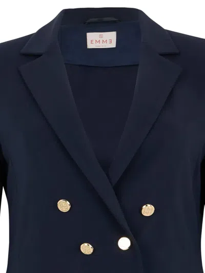 Marella Button Jacket In Blue