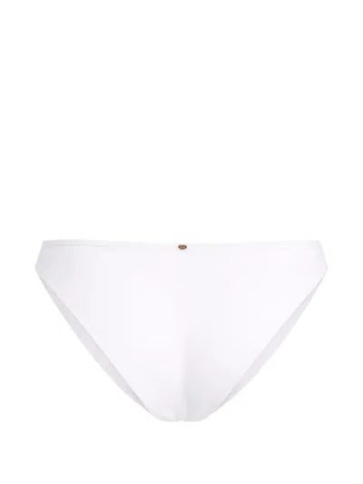 Max Mara Logo Bikini Bottom In White