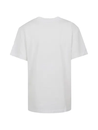 A.p.c. A. P.c. Flocked-logo Cotton T-shirt In White