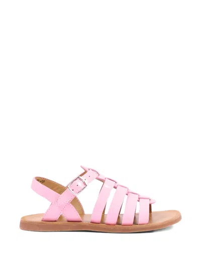 Pom D'api Caged Sandals In Pink