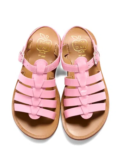Pom D'api Caged Sandals In Pink
