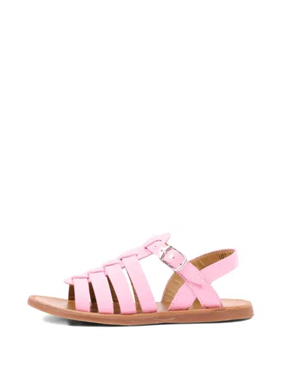 Pom D'api Caged Sandals In Pink
