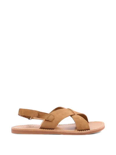 Pom D'api Cross-strap Sandals In Brown
