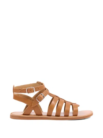 Pom D'api Buckled Strap Sandals In Brown