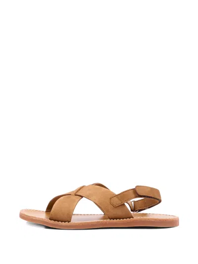 Pom D'api Cross-strap Sandals In Brown