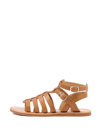 Pom D'api Buckled Strap Sandals In Brown