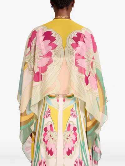 La Doublej Maria Cape In Multi