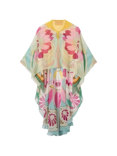 La Doublej Maria Cape In Multi