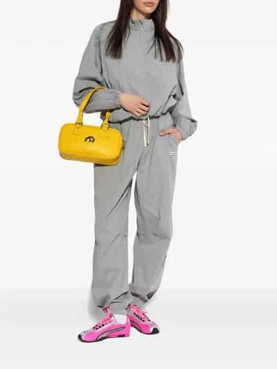 Rethinkit Studios Drawstring Track Pants In Gray