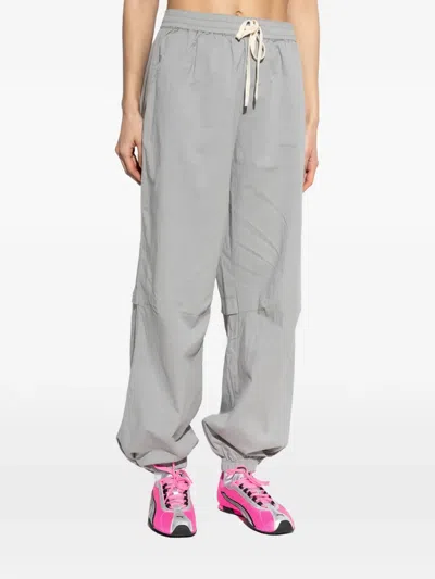 Rethinkit Studios Drawstring Track Pants In Gray